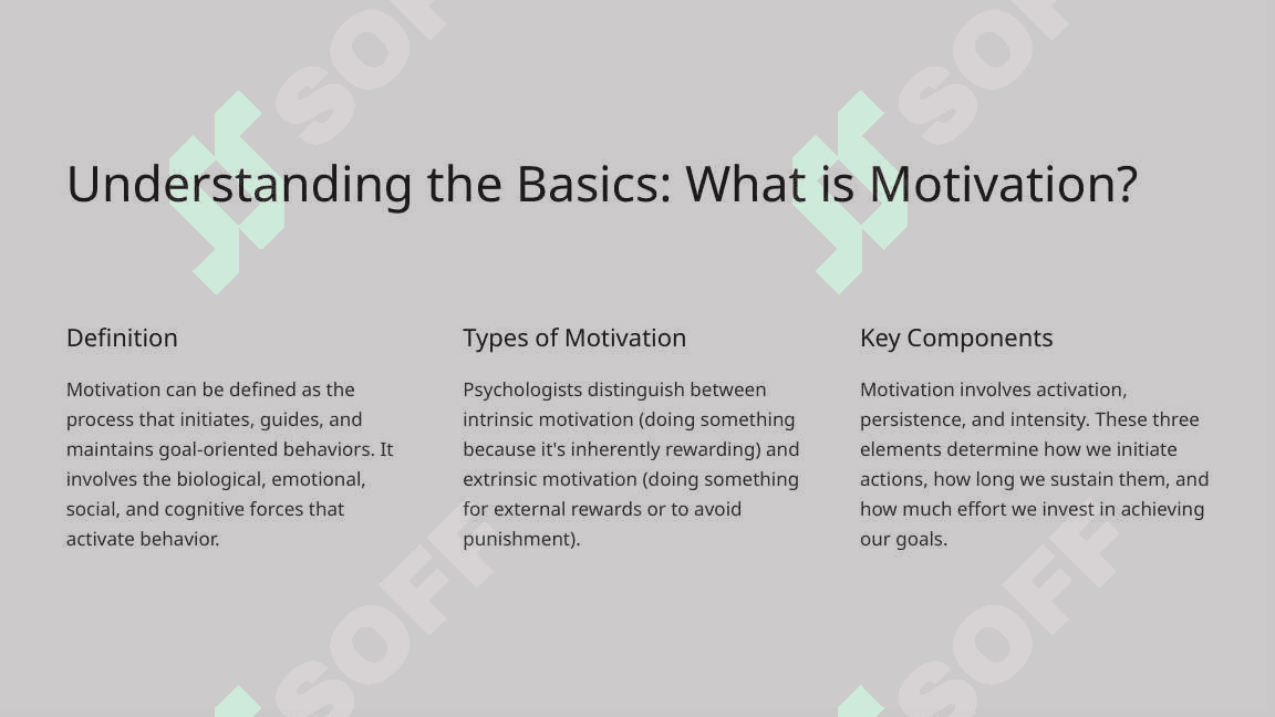 The Psychology of Motivation: What Drives Human Behavior 2