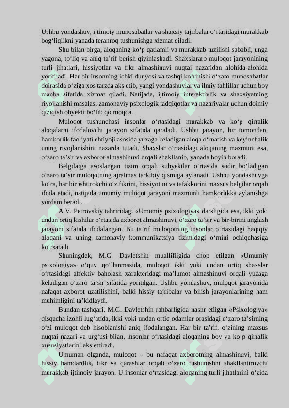 Shaxslararo munosabatlarda muloqotning o'rni va ahamiyati 4
