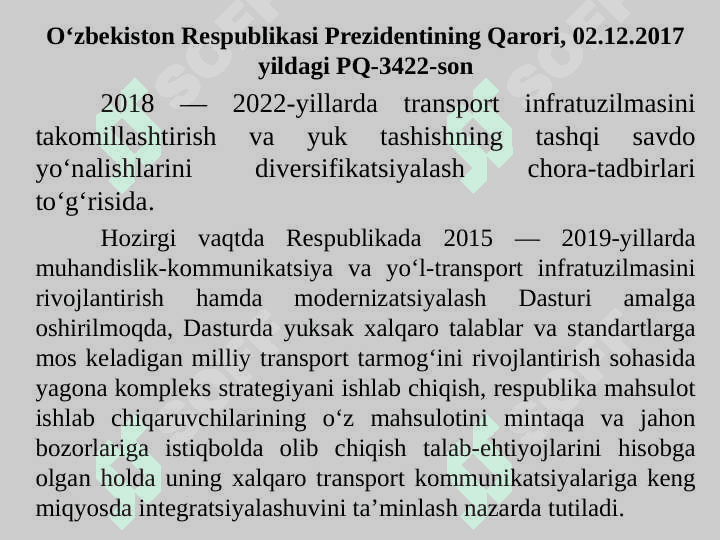 YO‘L TARMOG‘I TRANSPORT JARAYONI INFRATUZILMASI ELEMENTI SIFATIDA 3
