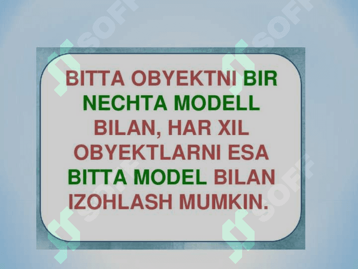 Kiruvchi turlar bilan kurashish uchun modellashtirish turlari 3