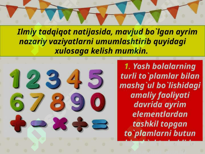 Sonlar haqida g‘oyalarni kelib chiqish 7