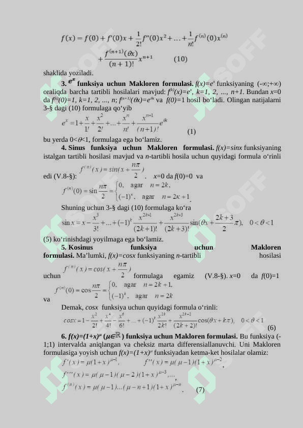Teylor formulasi 4