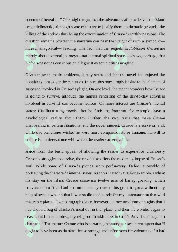 Daniel Defoe is a creator of enlightenment-realistic novels 7