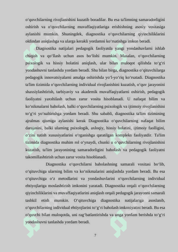 O’QUVCHILARGA TA’LIM-TARBIYA BERISH USULLARI 7