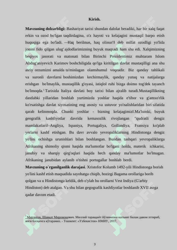 Yevropada mustamlakachilik harakatlarining boshlanishi 3