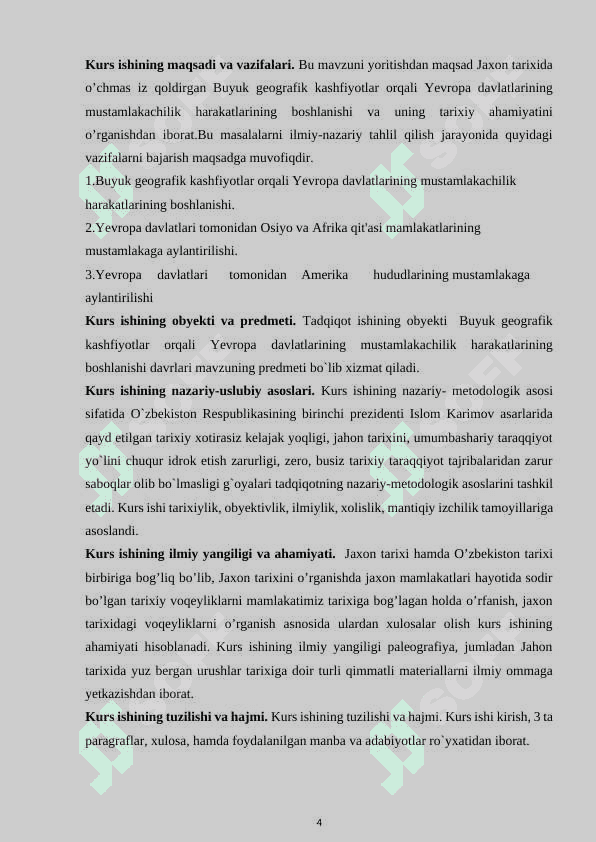 Yevropada mustamlakachilik harakatlarining boshlanishi 4