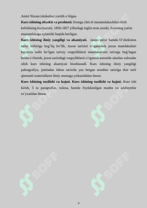 XIX asrda Eronning xalqaro ahvoli. 4