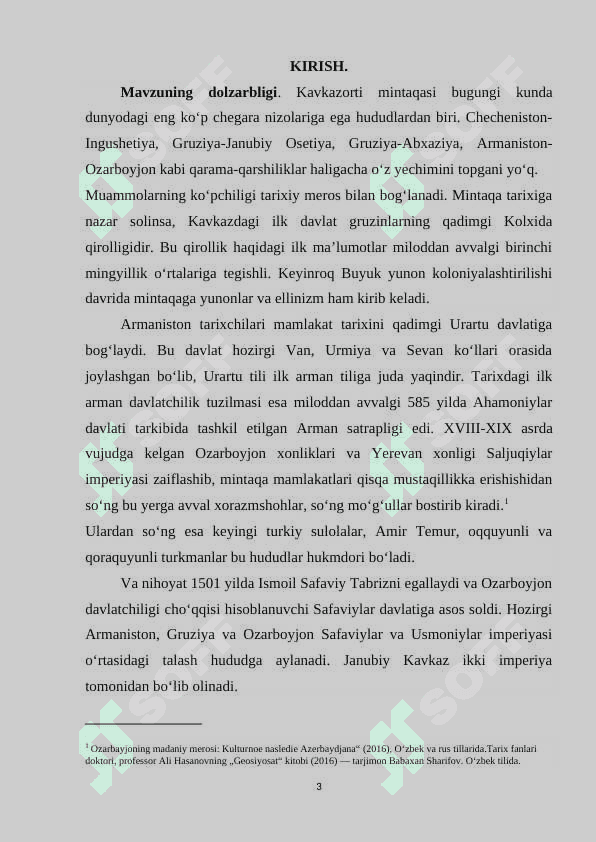 1991-2022 YILLARDA KAVKAZ ORTI DAVLATLARIDA SIYOSIY VAZIYAT 3