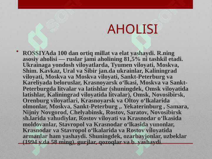 Rossiya iqtisodiyotining o’ziga xosligi va covid-19 ning iqtisodiyotning asosiy sektorlariga tasiri 7