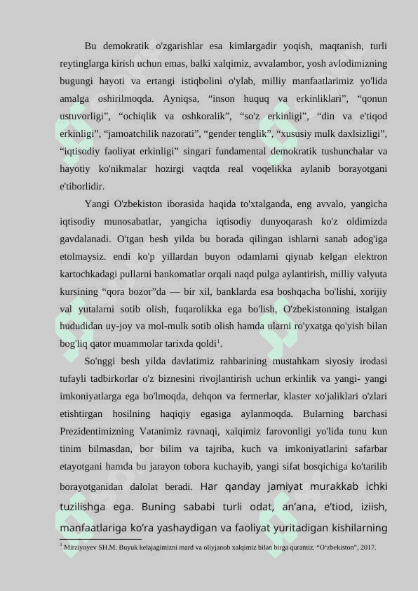 JAMIYAT IJTIMOIY IQTISODIY SIYOSIY MA'NAVIY HAYOT NEGIZLARINI O'ZGARISHI 3