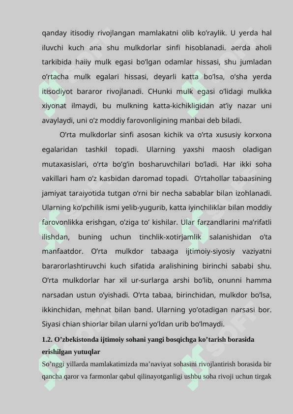 JAMIYAT IJTIMOIY IQTISODIY SIYOSIY MA'NAVIY HAYOT NEGIZLARINI O'ZGARISHI 7