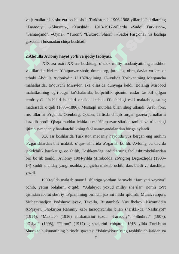 ABDULLA AVLONIY IJODIDA MAORIF VA TA’LIM-TARBIYA TALQINI 7
