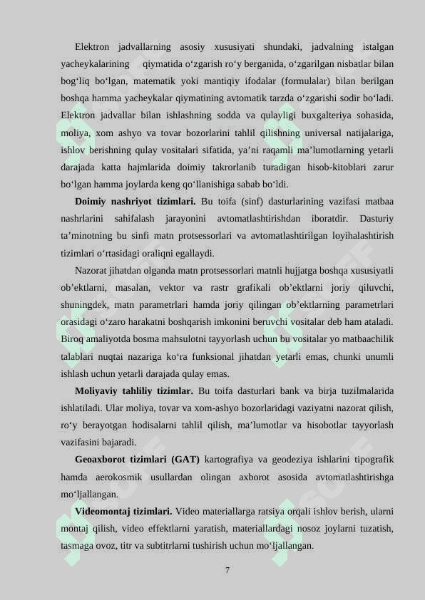 Linux operatsion tizimi 7