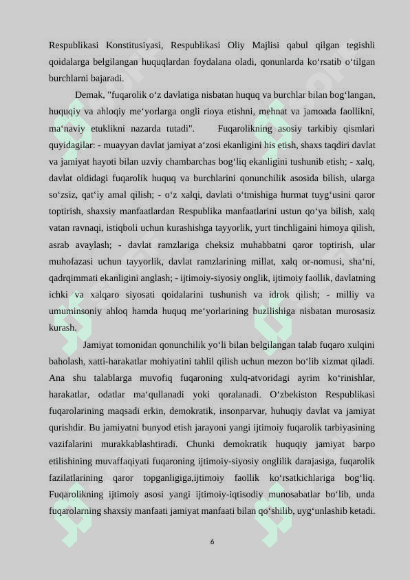 BOSHLANG`ICH SINF O`QUVCHILARIGA XUQUQIY TARBIYA BERISH USULLARI 6
