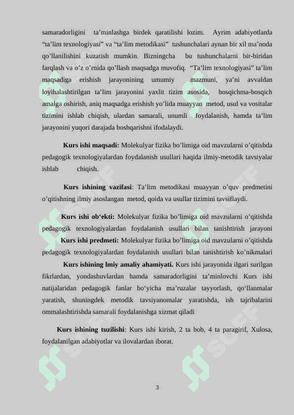 Molekulyar fizika bo‘limiga oid mavzularni o‘qitishda pedagogik texnologiyalardan foydalanish usullari. 3