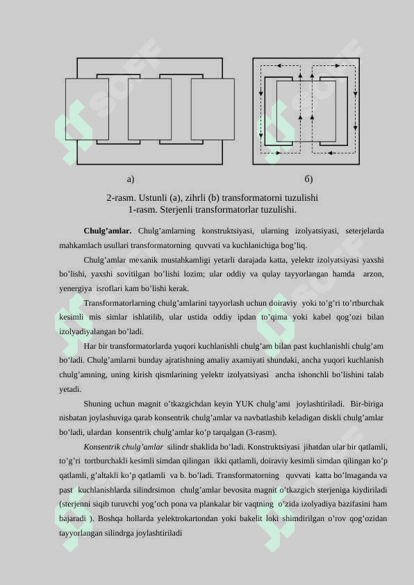 TRANSFORMATORLARNING TUZILISHI VA ISHLASH PRINSIPI 3