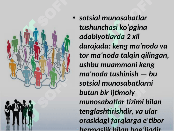 Sotsial munosabatlar 4