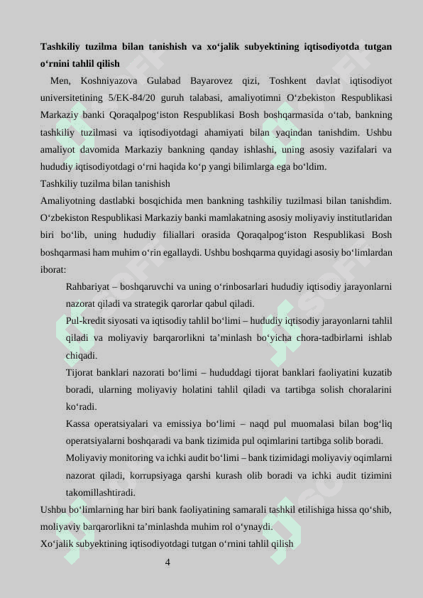 Markaziy bank amaliyot 4