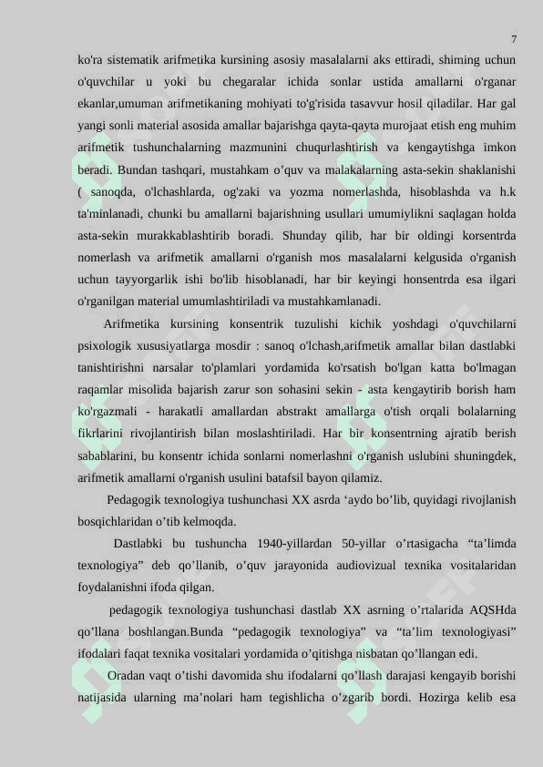 BIRINCHI SINF MATEMATIKA DARSLARIDA MASALANING QISQA SHARTINI MODELLASHTIRISH ASOSIDA TUZISHGA O'RGATISH METODIKASI 7