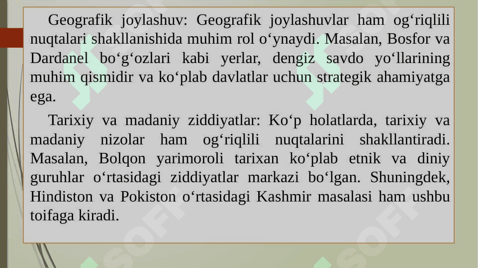 Dunyoning faol geosiyosiy hududlari 4