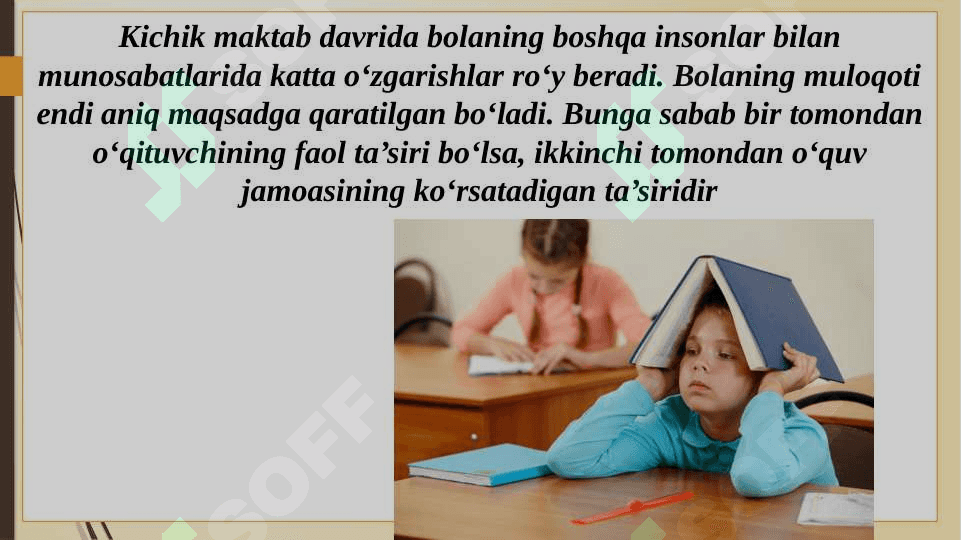 Kichik maktab yoshidagi bolalar muloqoti 7