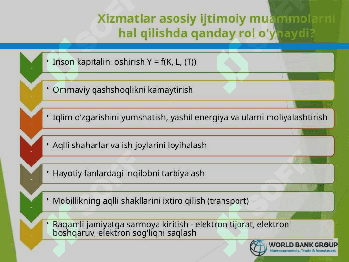 Jahon iqtisodiyoti tarmoqlari 6