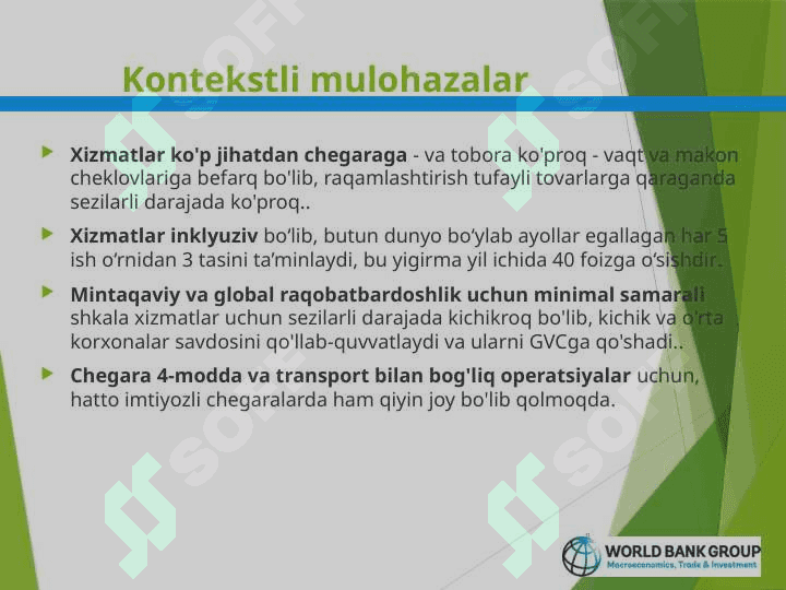 Jahon iqtisodiyoti tarmoqlari 8