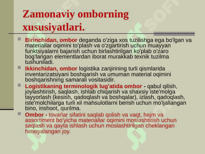 Ombor logistikasi 3