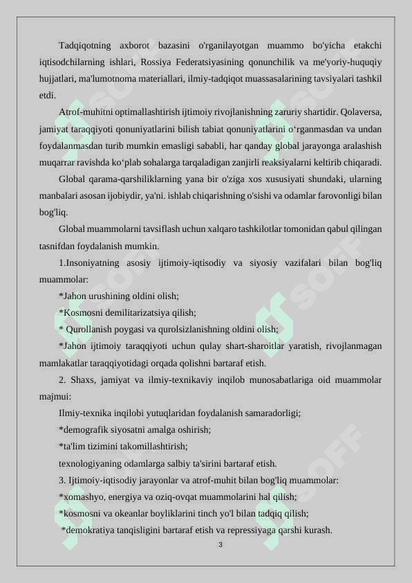 Global iqtisodiy muammolar 3