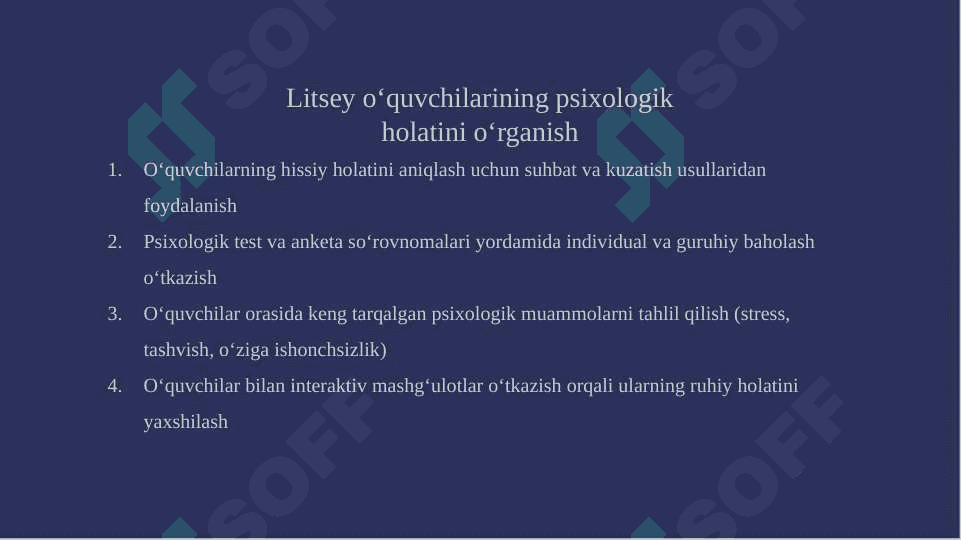 Amaliyot Hisoboti psixologiya 4