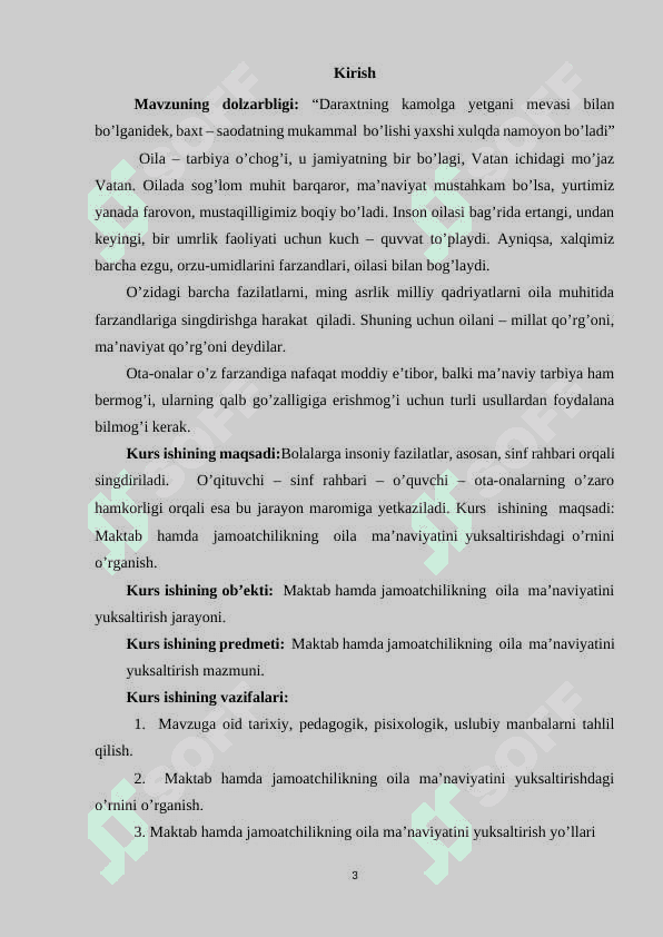 Boshlang`ich sinf o‘quvchilaining ota-onalar majlisini tashkil qilish metodikasi 3