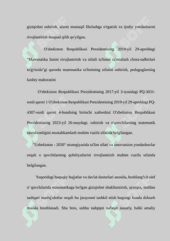 Mavzu: "Boshlang'ich sinf o’quvchilarida  kasr va kasr haqidagi tushunchasini shakllantirish" 6