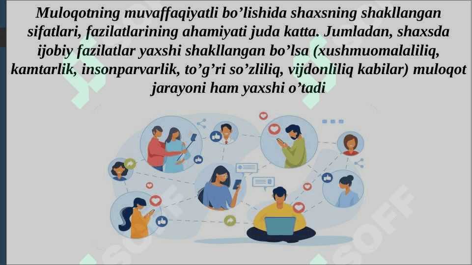 Muloqotning muvaffaqiyatli bo‘lishida shaxs sifatlarining o‘rni 3