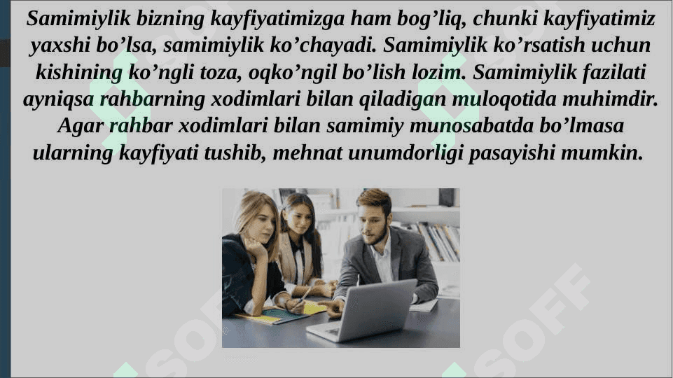 Muloqotning muvaffaqiyatli bo‘lishida shaxs sifatlarining o‘rni 5