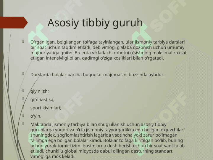 MAXSUS TIBBIY GURUH 3