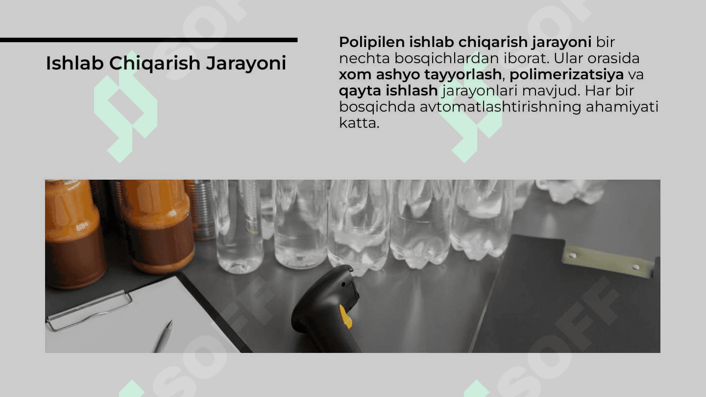 Polipilen ishlab chiqarishni avtomatlashtirish 4