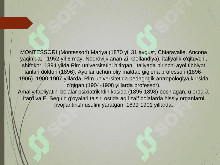 Maktabgachga yoshdagi  bolalarning  montessori metodi 3