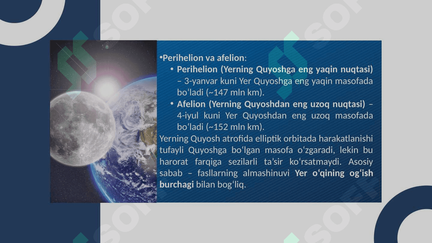 Yerning o‘z o‘qi atrofida aylanishining geografik oqibatlari 5