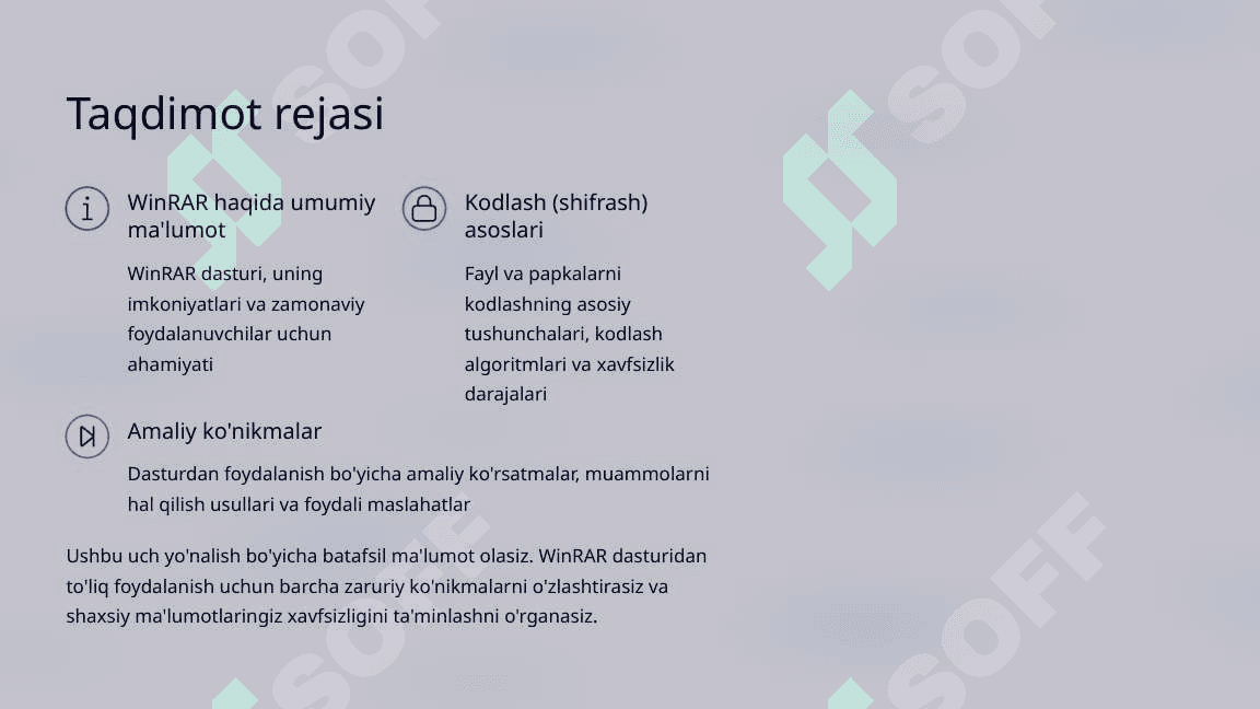 WinRAR orqali fayl va papkalarni kodlash 2