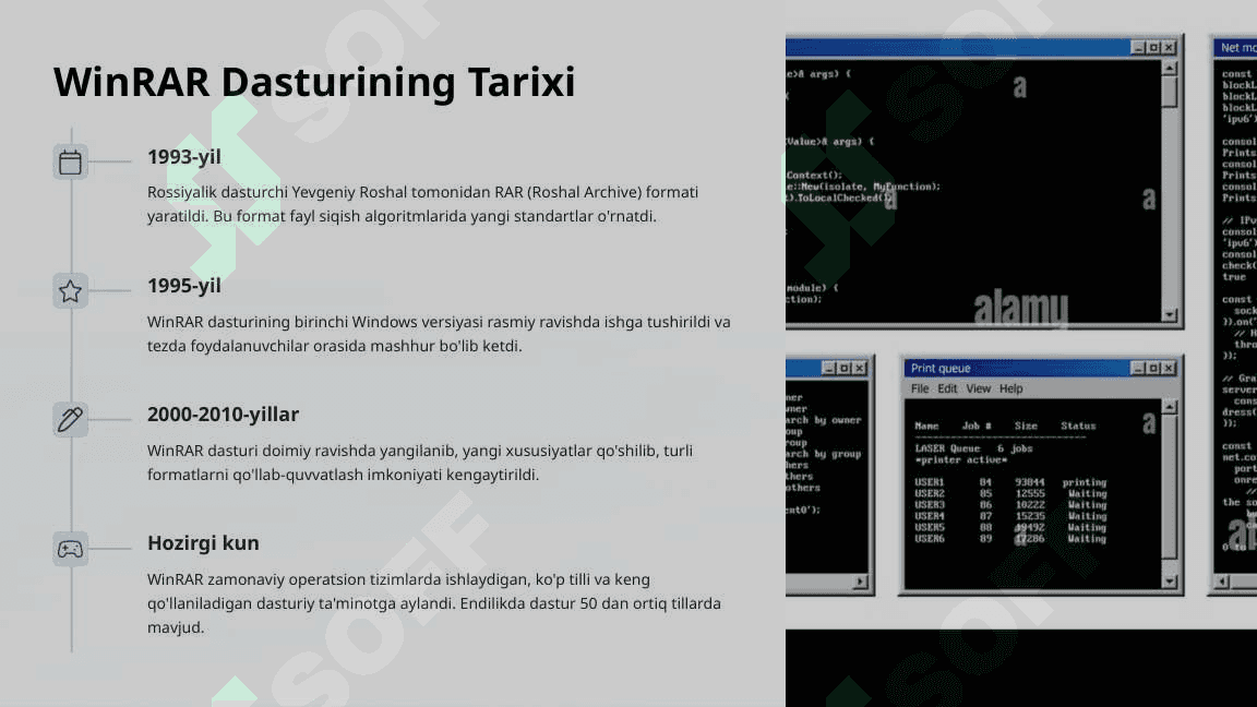 WinRAR Zamonaviy Fayllarni Arxivlash Dasturi 3