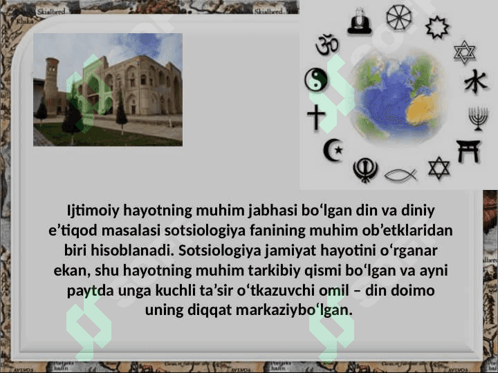 Din sotsiologiyasi 2