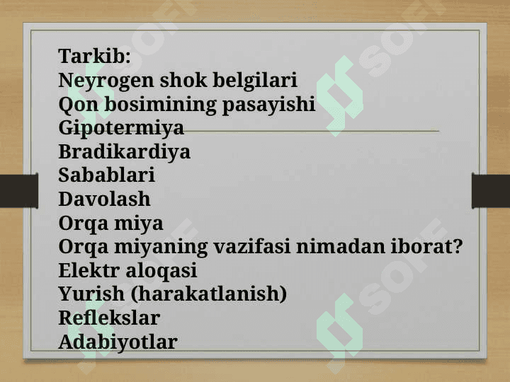 Neyrogen shok belgilari, sabablari, davolash usuli 4