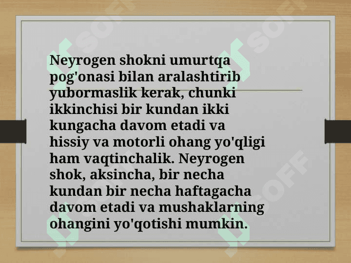 Neyrogen shok belgilari, sabablari, davolash usuli 7