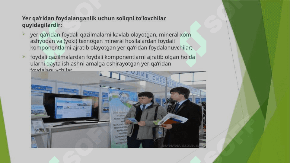 YER QA’RIDAN FOYDALANGANLIK UCHUN SOLIQ 4