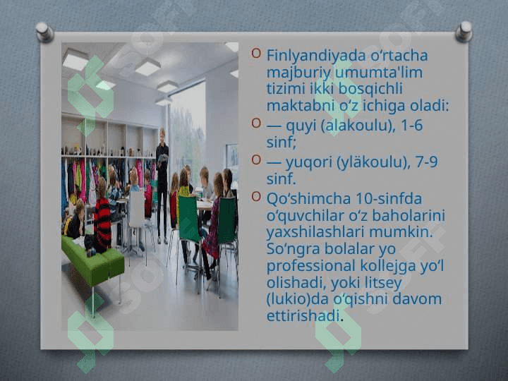 Finlandiyada boshlang’ich ta’lim 2