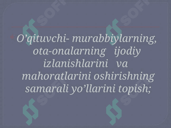 OILA TARBIYASI ASOSLARI 8
