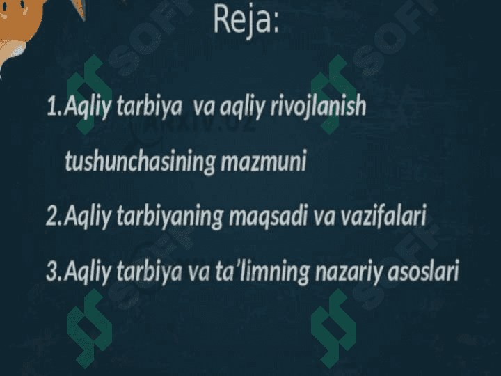 Aqliy tarbiya 2