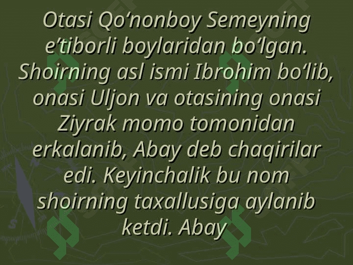 Abay hayoti va ijodi 6