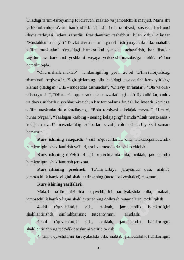 SINF RAHBARINING OILA VA JAMOATCHILIK BILAN HAMKORLIGINI TASHKIL ETISH 3