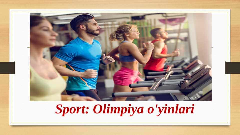 Olimpiya o'yinlari